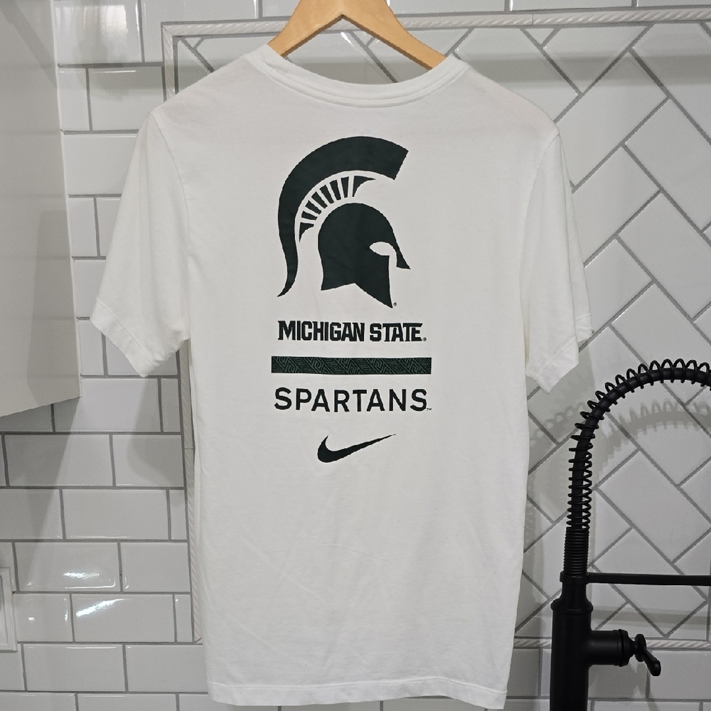 Nike Dri-FIT Michigan State Spartans T-Shirt Women’s Small White